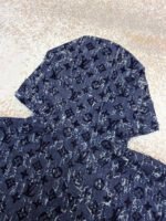 Louis Vuitton all-over print hooded denim jacket - Image 14