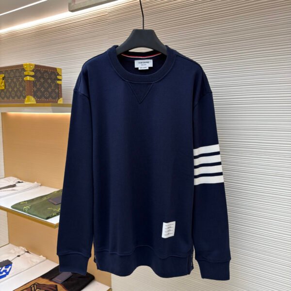 ThomBrowne four-stripe crewneck sweatshirt