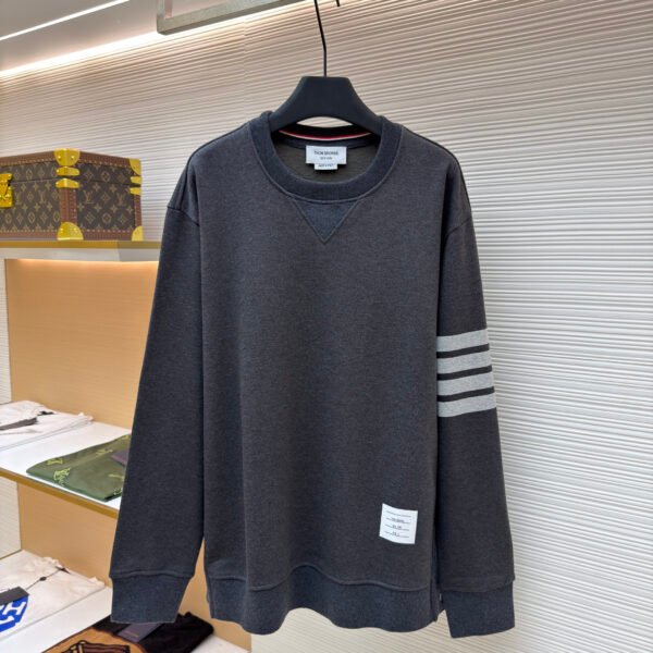 ThomBrowne four-stripe crewneck sweatshirt