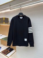 ThomBrowne four-stripe crewneck sweatshirt