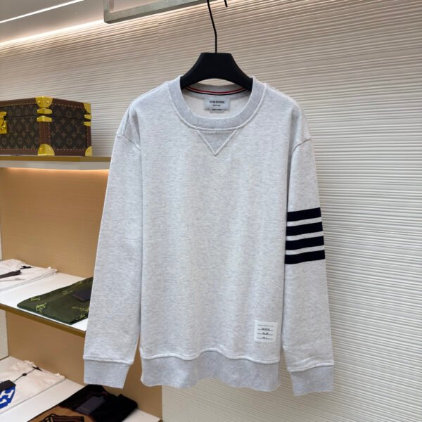 ThomBrowne four-stripe crewneck sweatshirt