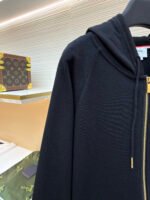 Thom Browne Classic Four-Stripe Zip-Up Sweatshirt - Image 5