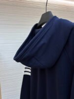 Thom Browne Classic Four-Stripe Zip-Up Sweatshirt - Image 16