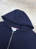 Thom Browne Classic Four-Stripe Zip-Up Sweatshirt - Image 15