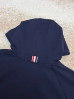 Thom Browne Classic Four-Stripe Zip-Up Sweatshirt - Image 14