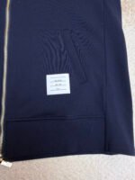 Thom Browne Classic Four-Stripe Zip-Up Sweatshirt - Image 10