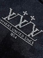 Louis Vuitton genuine leather beaded flocked checkered baseball jacket - Image 14