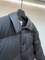 MiuMiu Printed Down Jacket with Leather Collar [Women's Clothing] - Image 8