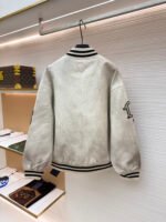 Prada leather flight jacket - Image 3