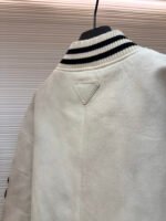 Prada leather flight jacket - Image 17