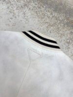 Prada leather flight jacket - Image 15