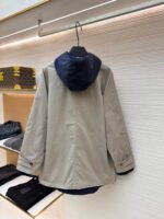 Miu Miu Embroidered Logo Long-Sleeve Reversible Jacket - Image 3