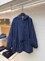 Miu Miu Embroidered Logo Long-Sleeve Reversible Jacket - Image 4