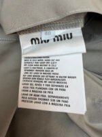 Miu Miu Embroidered Logo Long-Sleeve Reversible Jacket - Image 20