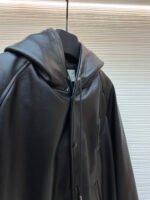 Celine leather hooded jacket - Image 17