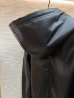 Celine leather hooded jacket - Image 16