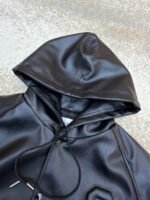 Celine leather hooded jacket - Image 15