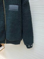 Louis Vuitton Teddy sheep and wool blend suede belted jacket - Image 8