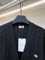 Celine cable knit cashmere cardigan - Image 4