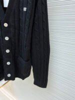 Celine cable knit cashmere cardigan - Image 16