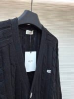 Celine cable knit cashmere cardigan - Image 15