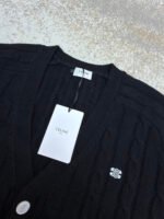 Celine cable knit cashmere cardigan - Image 13