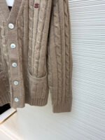 Celine cable knit cashmere cardigan - Image 8