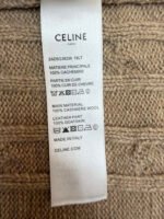 Celine cable knit cashmere cardigan - Image 18