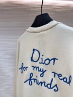 DIOR Friends Embroidered Cotton Blend Button Cardigan - Image 10