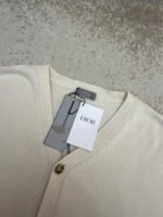 DIOR Friends Embroidered Cotton Blend Button Cardigan - Image 11