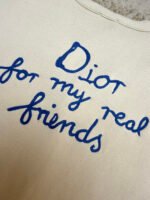 DIOR Friends Embroidered Cotton Blend Button Cardigan - Image 14