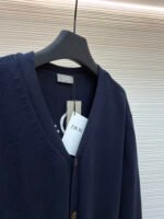 DIOR Friends Embroidered Cotton Blend Button Cardigan - Image 17