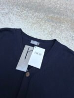 DIOR Friends Embroidered Cotton Blend Button Cardigan - Image 15