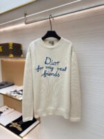 Dior Friends Embroidered Knit Pullover