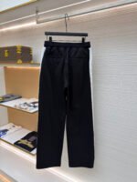 Louis Vuitton monogram embroidered drawstring trousers - Image 3