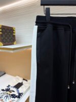 Louis Vuitton monogram embroidered drawstring trousers - Image 5