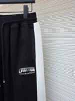Louis Vuitton monogram embroidered drawstring trousers - Image 6