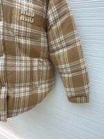 MiuMiu plaid down jacket - Image 8