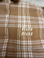 MiuMiu plaid down jacket - Image 11