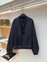 Louis Vuitton wool cardigan belted jacket