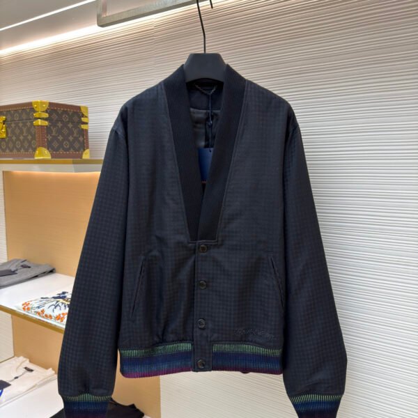 Louis Vuitton wool cardigan belted jacket
