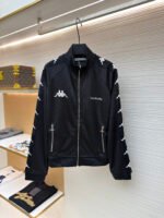 Acne Studios X Kappa Logo Zip-Up Sweatshirt
