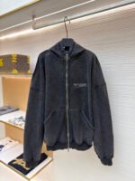 Balenciaga Reverse Coca-Cola Zip-Up Hoodie