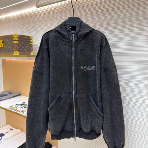 Balenciaga Reverse Coca-Cola Zip-Up Hoodie