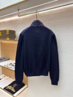 Prada triangular logo knitted nylon jacket - Image 3