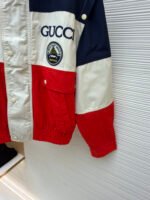 Gucci faux two-piece color-blocked trench coat - Image 9