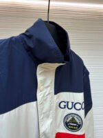 Gucci faux two-piece color-blocked trench coat - Image 19