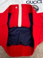 Gucci faux two-piece color-blocked trench coat - Image 11