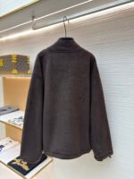 Miu Miu stand-collar fleece zip-up jacket - Image 3