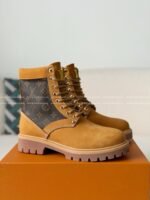 LOUIS VUITTON RANGER LEATHER ANKLE BOOTS